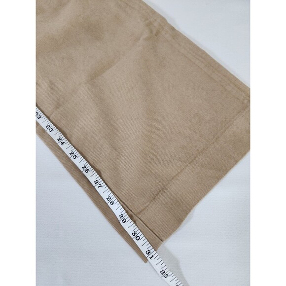 Loft Women's Camel Corduroy Pants Size 12 Wide Leg Marisa Ann Taylor - Picture 3 of 12